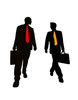 hommes d'affaires-silhouette