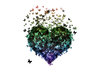 papillons au coeur