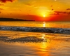 coucher de soleil sur la plage de bali 1